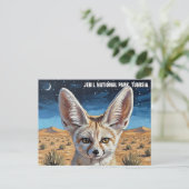 Carte Postale Fennec Fox dans le Parc National Jebil Tunisie (Debout devant)