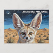 Carte Postale Fennec Fox dans le Parc National Jebil Tunisie (Devant)