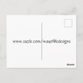 Carte Postale Fente bébé en pyjama (Dos)