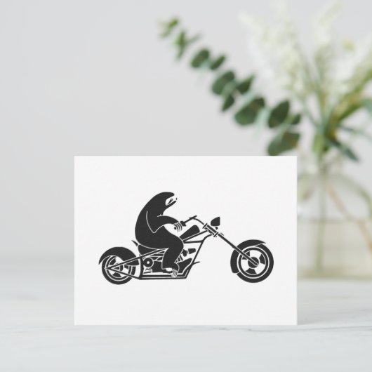 Carte Postale Fente Lente Sur Un Vélo Rapide (Debout devant)