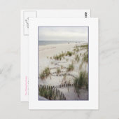 Carte postale 'Fentes avec Dunes d'Herbe' (Devant / Derrière)