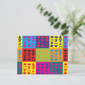 Carte Postale Fentes Pop Art (Debout devant)