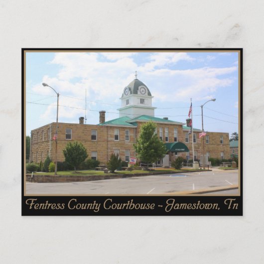 Carte Postale Fentress County Courthouse - Jamestown, TN (Devant)