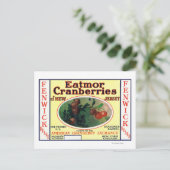 Carte Postale Fenwick Eatmor Cranberries Étiquette (Debout devant)