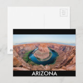 Carte Postale fer à cheval plier arizona (Devant / Derrière)