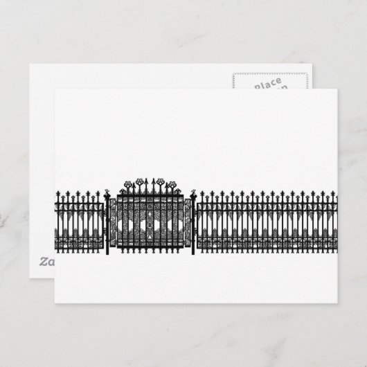 Carte Postale Fer forgé (Devant / Derrière)