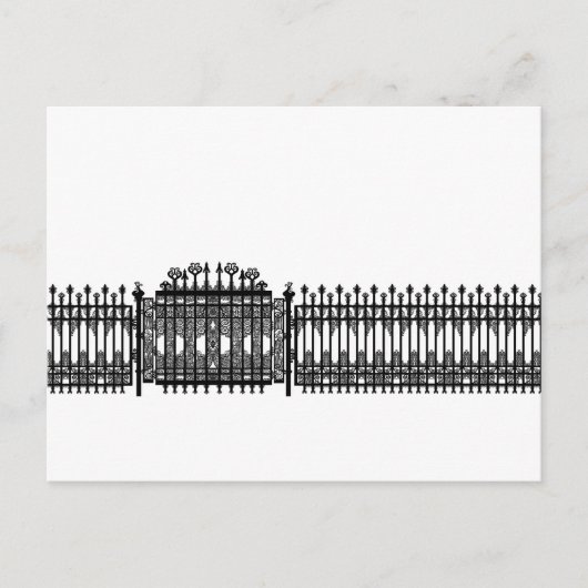 Carte Postale Fer forgé (Devant)