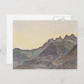 Carte Postale Ferdinand Hodler - Dents du Midi (Devant / Derrière)