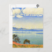 Carte Postale Ferdinand Hodler - Lac Léman de Chexbres (Devant / Derrière)