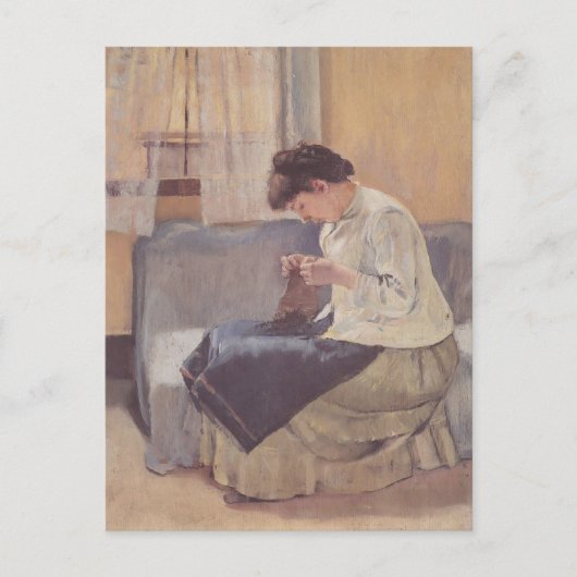 Carte Postale Ferdinand Hodler - Seamstress (Devant)