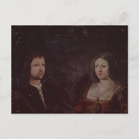 Carte Postale Ferdinand II d'Aragon et Isabelle Ier de Castille (Devant)