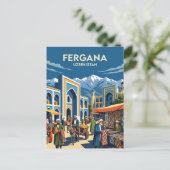 Carte Postale Fergana Ouzbékistan (Debout devant)