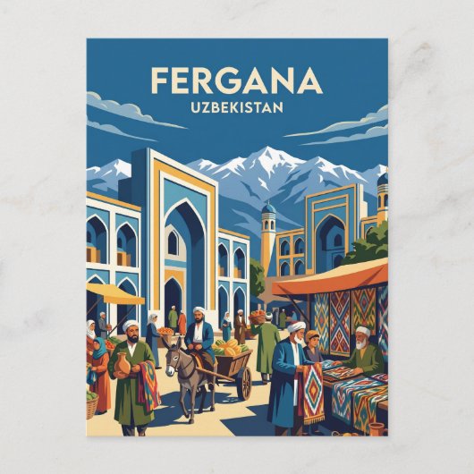 Carte Postale Fergana Ouzbékistan (Devant)