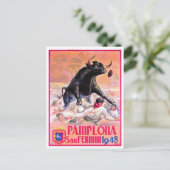 Carte Postale Feria de Pampelune vintage 1948 (Debout devant)