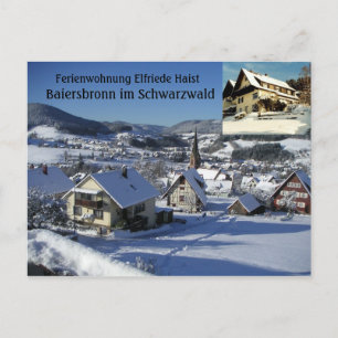 Carte Postale Ferienwohnung Elfriede la taille - Neige