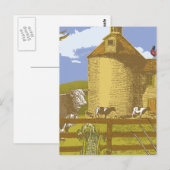 Carte Postale Ferme (Devant / Derrière)