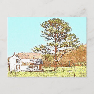Carte Postale Ferme