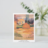 Carte Postale Ferme À Arles Par Eugene Henri Paul Gauguin (Debout devant)