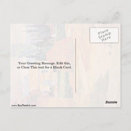 Carte Postale Ferme À Arles Par Eugene Henri Paul Gauguin (Dos)