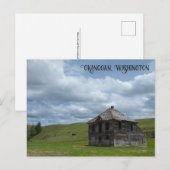 Carte Postale Ferme abandonnée Okanogan Comté Washington (Devant / Derrière)