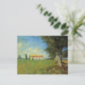 Carte Postale Ferme dans un champ de blé, Vincent van Gogh (Debout devant)