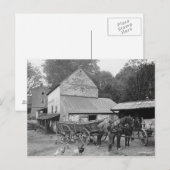 Carte Postale Ferme de Pennsylvanie, 1906 (Devant / Derrière)