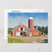 Carte Postale Ferme Deerfield (Devant / Derrière)