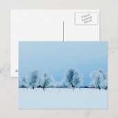 Carte Postale Ferme d'hiver (Devant / Derrière)