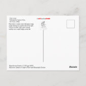 Carte Postale Ferme d'hiver (Dos)