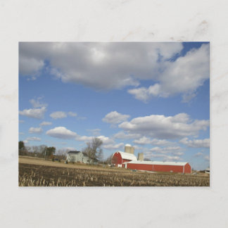 Carte Postale Ferme du Wisconsin les jours ensoleillés