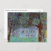 Carte Postale Ferme en Haute-Autriche par Gustav Klimt (Devant / Derrière)