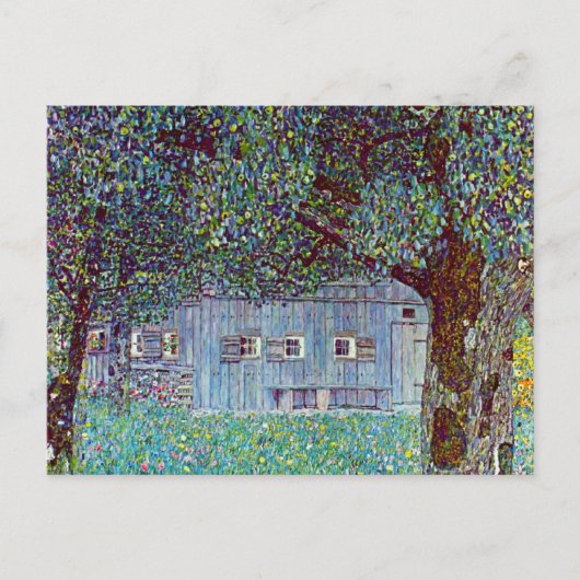 Carte Postale Ferme en Haute-Autriche par Gustav Klimt (Devant)