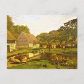 Carte postale Ferme en Normandie de Claude Monet (Devant)