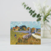 Carte Postale Ferme en Provence (1888) par Vincent Van Gogh (Debout devant)