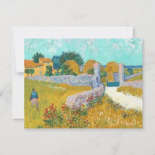 Carte Postale Ferme en Provence par van Gogh :