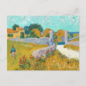 Carte Postale Ferme en Provence par van Gogh : (Devant)