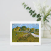 Carte Postale Ferme en Provence, Vincent Van Gogh (Debout devant)