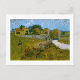 Carte Postale Ferme en Provence, Vincent Van Gogh