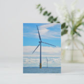 Carte Postale Ferme éolienne offshore (Debout devant)