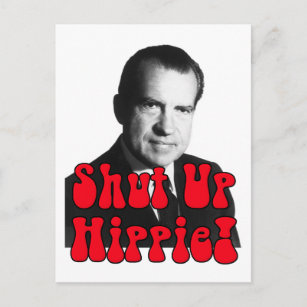 Carte Postale Ferme Hippie — Richard Nixon