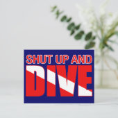 Carte Postale Ferme-La Et Plongée (Debout devant)