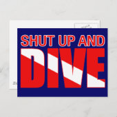 Carte Postale Ferme-La Et Plongée (Devant / Derrière)