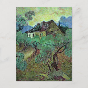 Carte Postale Ferme Parmi Oliviers Van Gogh Art