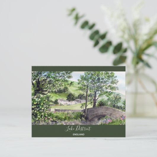 Carte Postale Ferme près de Thirlmere, Lake District, Angleterre (Debout devant)