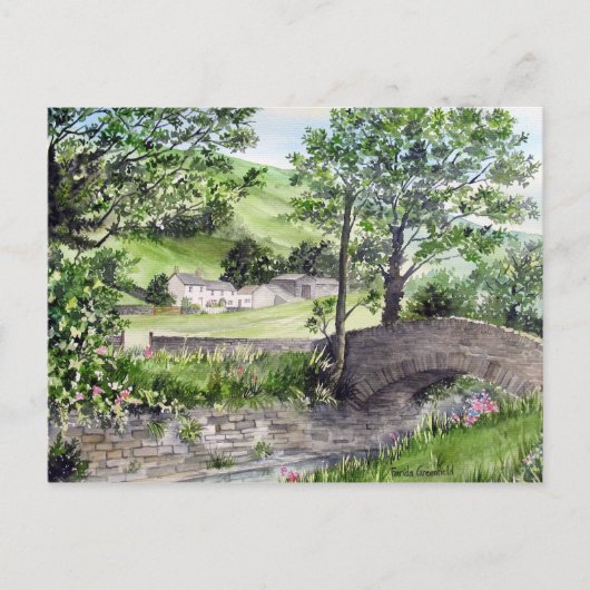 Carte Postale Ferme près de Thirlmere, Lake District, Angleterre (Devant)