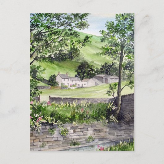 Carte Postale Ferme près de Thirlmere, Lake District, Angleterre (Devant)