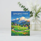 Carte Postale Ferme Qingjing Taïwan (Debout devant)