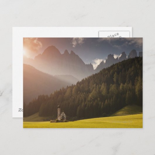 Carte Postale Ferme rurale (Devant / Derrière)