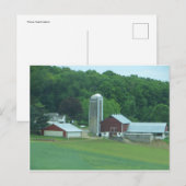 Carte Postale Ferme rurale du Maryland (Devant / Derrière)