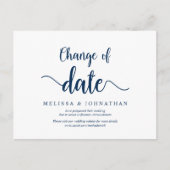 Carte Postale Ferme Rustique, Changement de Date, Bleu Marine, R (Devant)